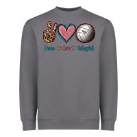 Storm Peace Love Volleyball Heavyweight Sweatshirt - Jasminsmagicworld