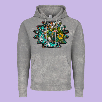 Aztec Moon Vintage Hoodie Designed By Sublimationcraftshop