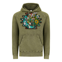 Vintage Olive aztec moon Vintage Hoodie - SublimationCraftShop
