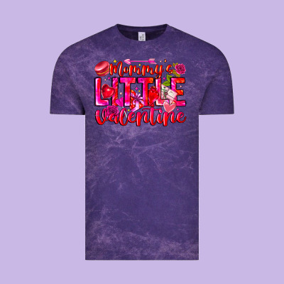 Mommy's Little Valentine Vintage Tee Designed By Cowhidedigitalart