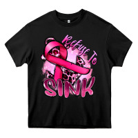 Black Refuse to sink Cancer Heavy Core Tee - FaDigitalArtStudio