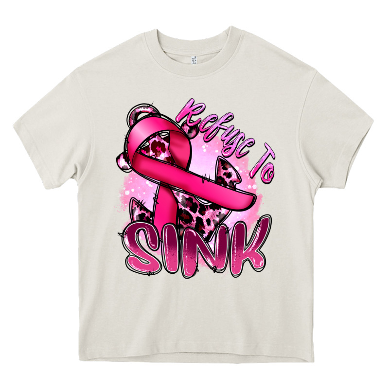 Refuse To Sink Cancer Heavy Core Tee by FaDigitalArtStudio | Teevron