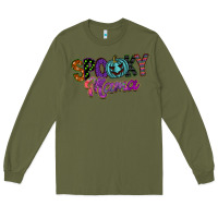 Army Green spooky mama Long Sleeve Tee - SublimationCraftShop