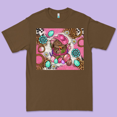 Cowboy Bunny Easter Tumbler Premium Tee Designed By Bundleandbundleshop