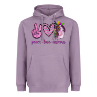Lavender Peace Love Unicorn Heavyweight Hoodie - Jasminsmagicworld