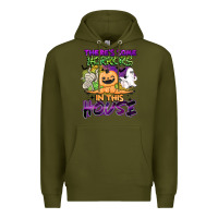 Army Green theres some horrors in this house Premium Hoodie - BarkalooDesign