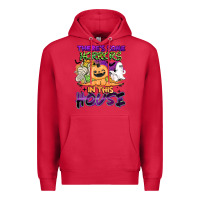 Cardinal theres some horrors in this house Premium Hoodie - BarkalooDesign