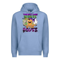 Colony Blue theres some horrors in this house Premium Hoodie - BarkalooDesign