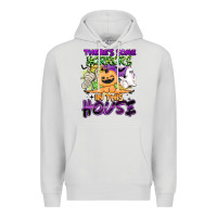 Dove Grey theres some horrors in this house Premium Hoodie - BarkalooDesign