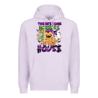 Lilac theres some horrors in this house Premium Hoodie - BarkalooDesign
