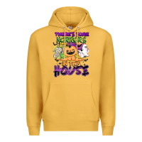 Mustard theres some horrors in this house Premium Hoodie - BarkalooDesign