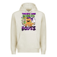 Oatmeal Heather theres some horrors in this house Premium Hoodie - BarkalooDesign