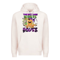 Pale Pink theres some horrors in this house Premium Hoodie - BarkalooDesign