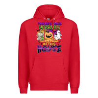 Red theres some horrors in this house Premium Hoodie - BarkalooDesign
