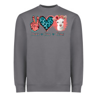 Storm Peace Love Goats Heavyweight Sweatshirt - Jasminsmagicworld