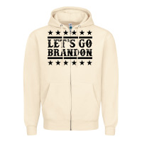 Sandshell let's go brandon black Zipper Hoodie - Jasminsmagicworld