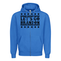 True Royal let's go brandon black Zipper Hoodie - Jasminsmagicworld