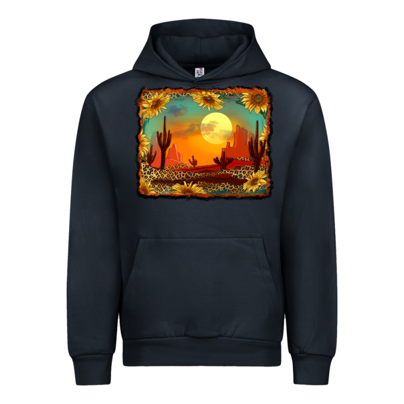 Western Desert Sunset Background Urban Hoodie by RanaPortraitStore | Teevron