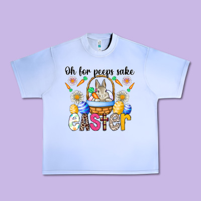 Oh For Peeps Sake Easter Urban Heavy Tee Designed By Cowhidedigitalart