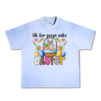 Grape Ice Oh For Peeps Sake Easter Urban Heavy Tee - CowhideDigitalArt