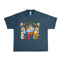 Midnight Navy Oh For Peeps Sake Easter Urban Heavy Tee - CowhideDigitalArt