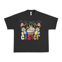 Pigment Black Oh For Peeps Sake Easter Urban Heavy Tee - CowhideDigitalArt