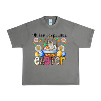 Tornado Oh For Peeps Sake Easter Urban Heavy Tee - CowhideDigitalArt