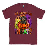 Burgundy did somebody say treat Classic Tee - BarkalooDesign