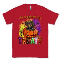 Red did somebody say treat Classic Tee - BarkalooDesign
