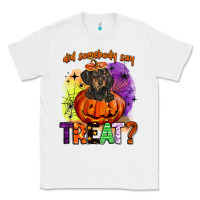 White did somebody say treat Classic Tee - BarkalooDesign