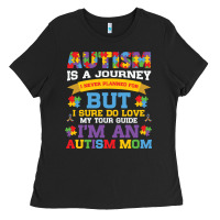 Black lil autism mom Ladies Tee - CowhideDigitalArt