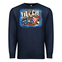 Navy Let's Get Lit Premium Sweatshirt - Jasminsmagicworld