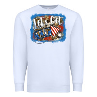 White Let's Get Lit Premium Sweatshirt - Jasminsmagicworld