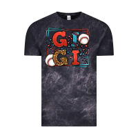 Cloud Black Baseball gigi leopard frame Vintage Tee - LillyAllenDesigns