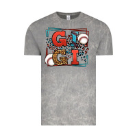 Cloud Rock Baseball gigi leopard frame Vintage Tee - LillyAllenDesigns