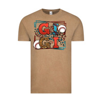 Vintage Coffee Baseball gigi leopard frame Vintage Tee - LillyAllenDesigns