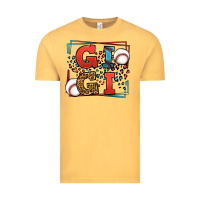 Vintage Mustard Baseball gigi leopard frame Vintage Tee - LillyAllenDesigns