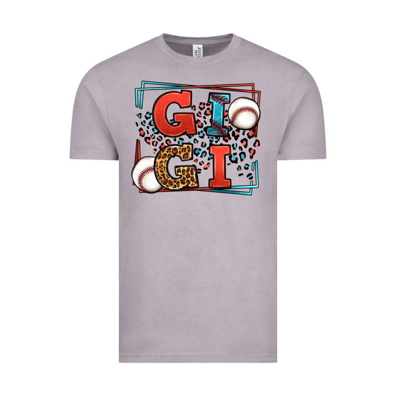 Baseball Gigi Leopard Frame Vintage Tee by LillyAllenDesigns | Teevron