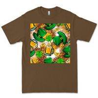 Cacao St. Patricks day hat digital paper Premium Tee - BundleAndBundleShop