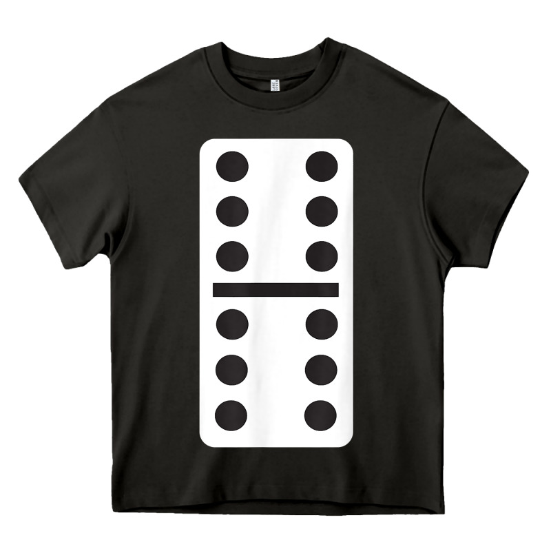 Double Six Dominoes Tshirt Halloween Costume 6 6 Domino Game T Shirt Heavy Core Tee by baoMotion | Teevron