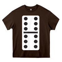 Double Six Dominoes Tshirt Halloween Costume 6 6 Domino Game T Shirt Heavy Core Tee | Teevron