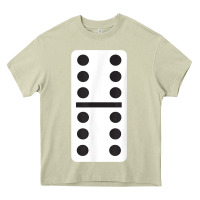Mossy double six dominoes tshirt halloween costume 6 6 domino game t shirt Heavy Core Tee - baoMotion