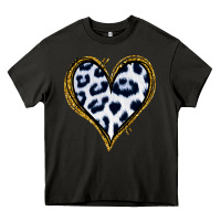 Asphalt Dalmatians Heart Gold Glitter Heavy Core Tee - Jasminsmagicworld