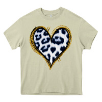 Mossy Dalmatians Heart Gold Glitter Heavy Core Tee - Jasminsmagicworld