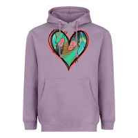 Feather Heart Heavyweight Hoodie | Teevron