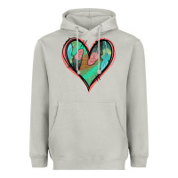 Moon Dust Feather Heart Heavyweight Hoodie - Jasminsmagicworld