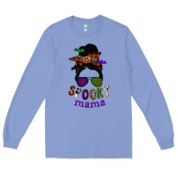 Colony Blue spooky mama Long Sleeve Tee - SublimationCraftShop