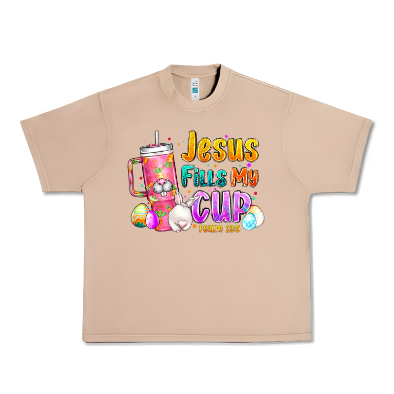 Jesus Fills My Cup Easter Urban Heavy Tee by CowhideDigitalArt | Teevron