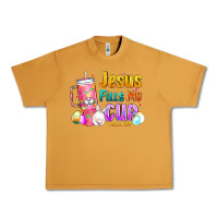 Peanut Butter Jesus Fills My Cup Easter Urban Heavy Tee - CowhideDigitalArt