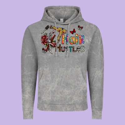 Hair Hustler 2 Vintage Hoodie Designed By Sublimationcraftshop